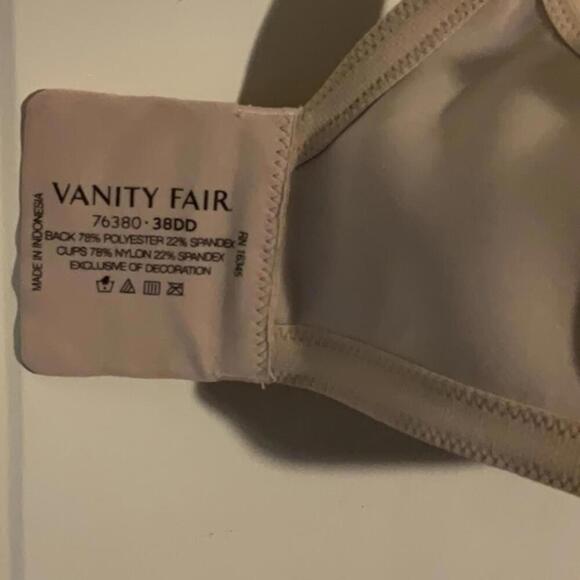 Vanity Fair Bra 38DD Elegant Tan - Picture 2 of 8